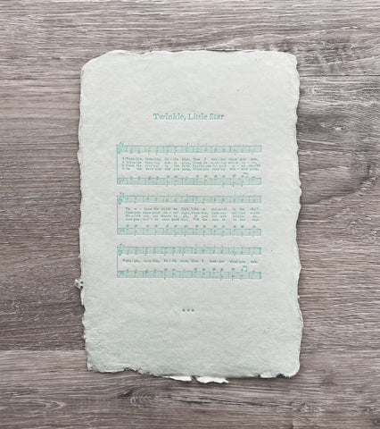 Twinkle, little star (Green)